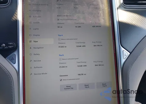 2015 Tesla Model S 85D/P85D z USA, uszkodzony, nr VIN 5YJSA1E49FF103399